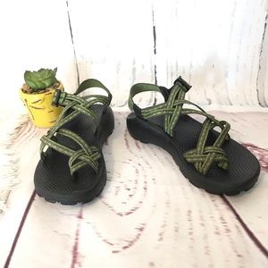 Chaco green strap  sandals